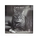 Grand calendrier mensuel 2027 Chats Noir & Blanc 1