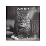 Grand calendrier mensuel 2027 Chats Noir & Blanc 1