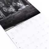 Grand calendrier mensuel 2027 Chats Noir & Blanc 3