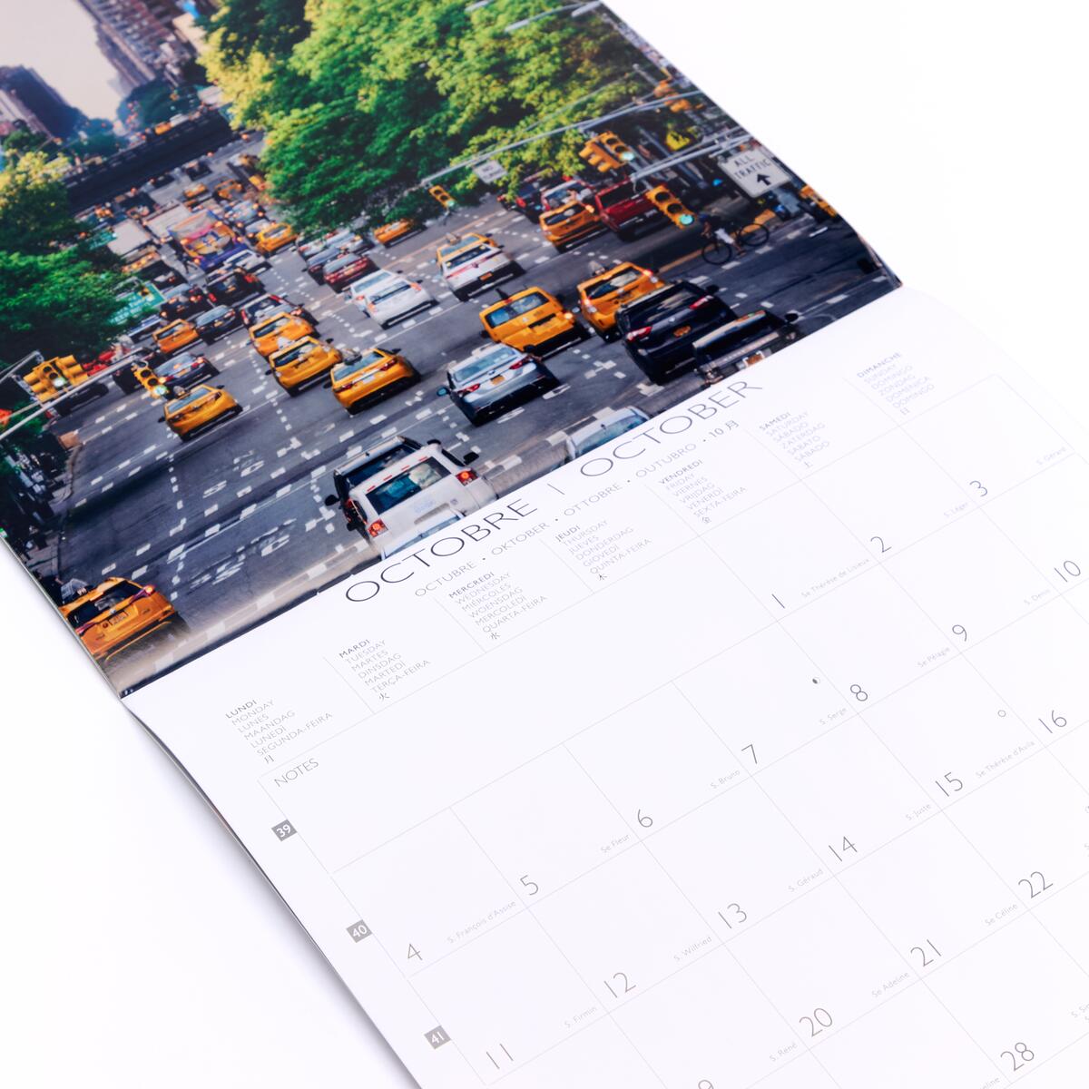 Grand calendrier mensuel 2027 New York 3