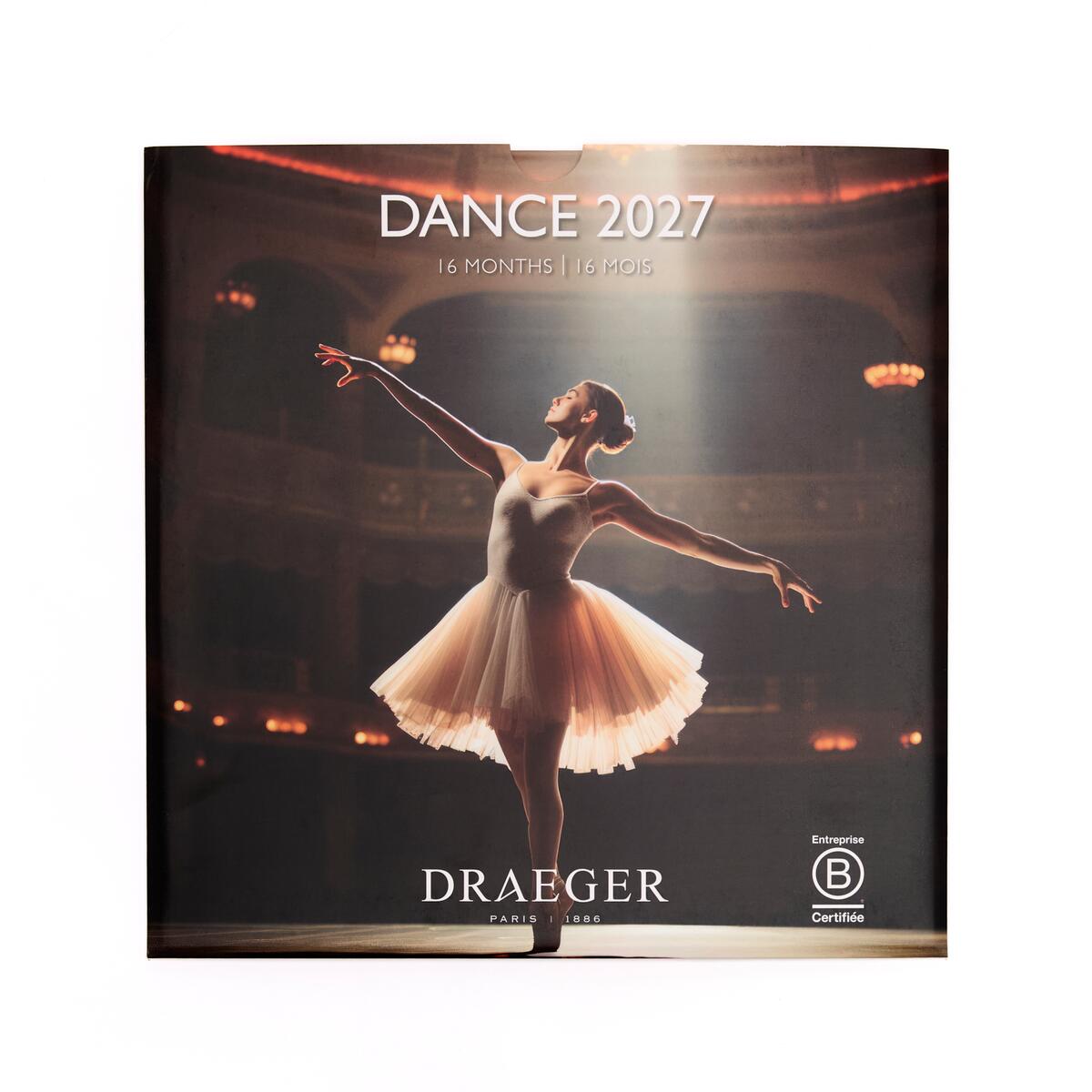 Grand calendrier mensuel 2027 Danse 1