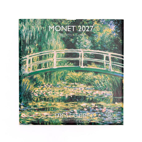Grand calendrier mensuel 2027 Monet 1