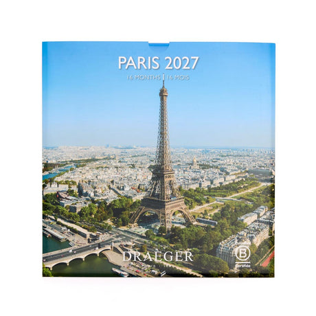 Grand calendrier mensuel 2027 Paris 1