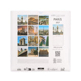 Grand calendrier mensuel 2027 Paris 2
