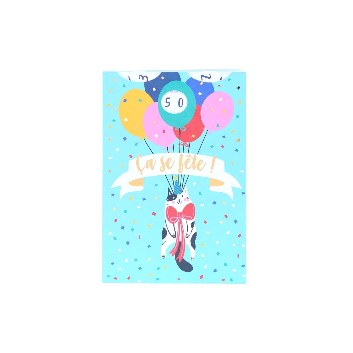 Carte Musicale d'Anniversaire " XX ans ça se fête " 1