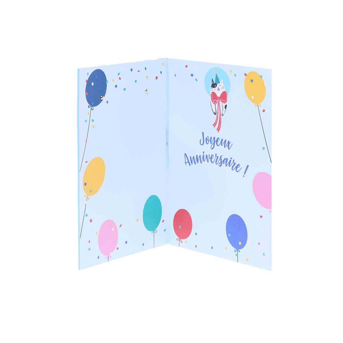 Carte Musicale d'Anniversaire " XX ans ça se fête " 3