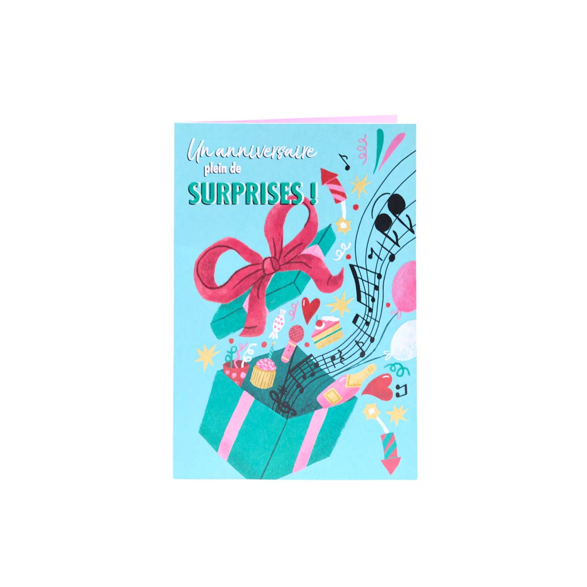 Tarjeta Musical “Un cumpleaños lleno de sorpresas”