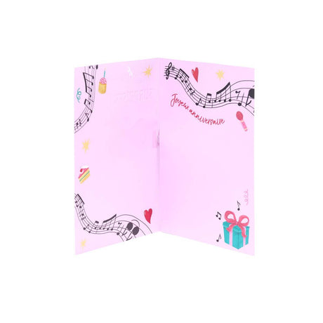 Carte Musicale " Un anniversaire plein de surprises " 2
