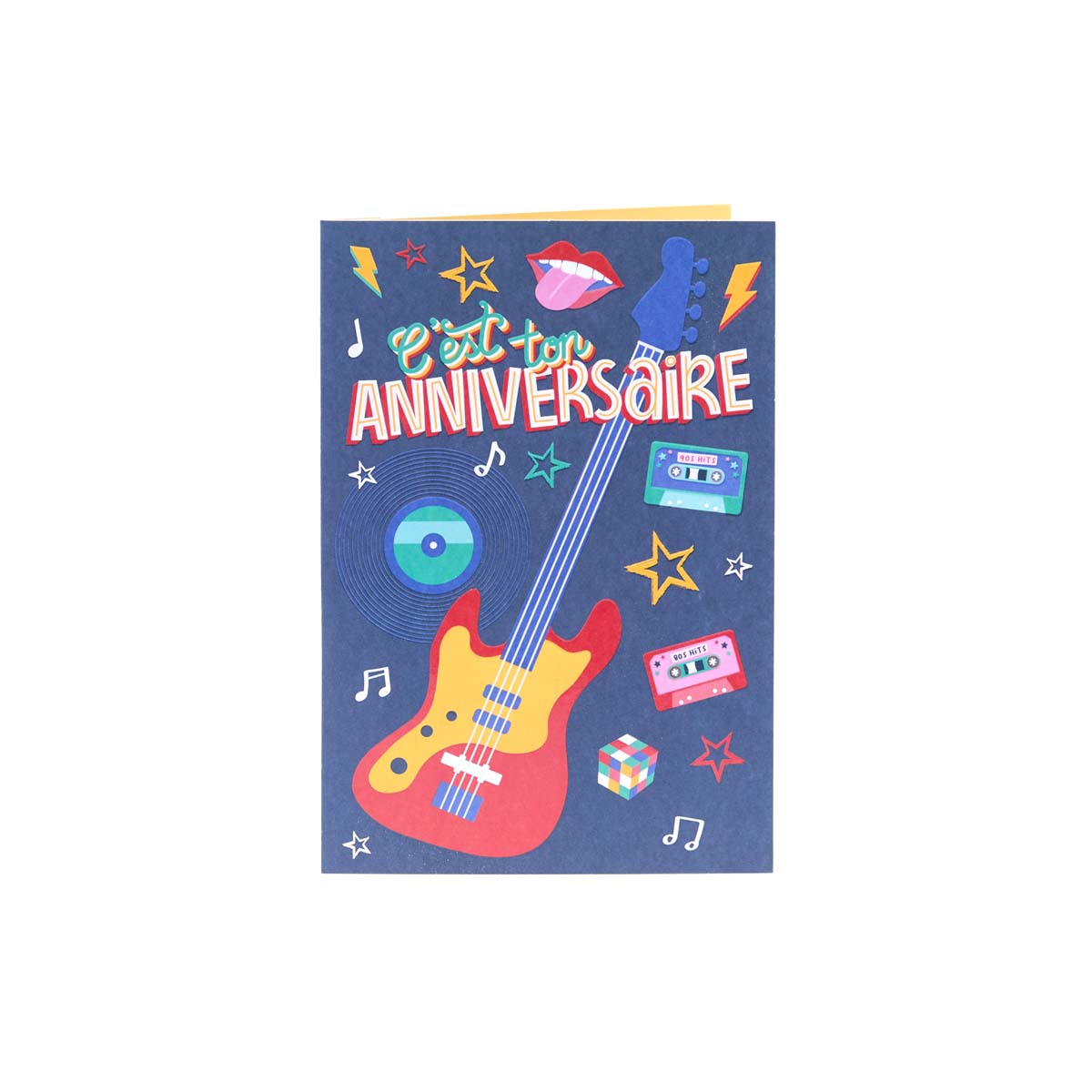 Tarjeta de cumpleaños musical "Es tu cumpleaños" - Guitarra