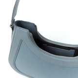 Bolso de mano Hélène Hobo de piel azul - Doble transporte