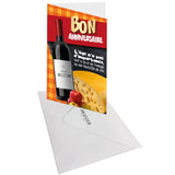 Carte anniversaire humour Vin fromage 3