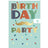 Carte anniversaire homme Birthday party 1