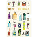 Carte anniversaire homme Bouteilles 1