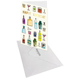 Carte anniversaire homme Bouteilles 3