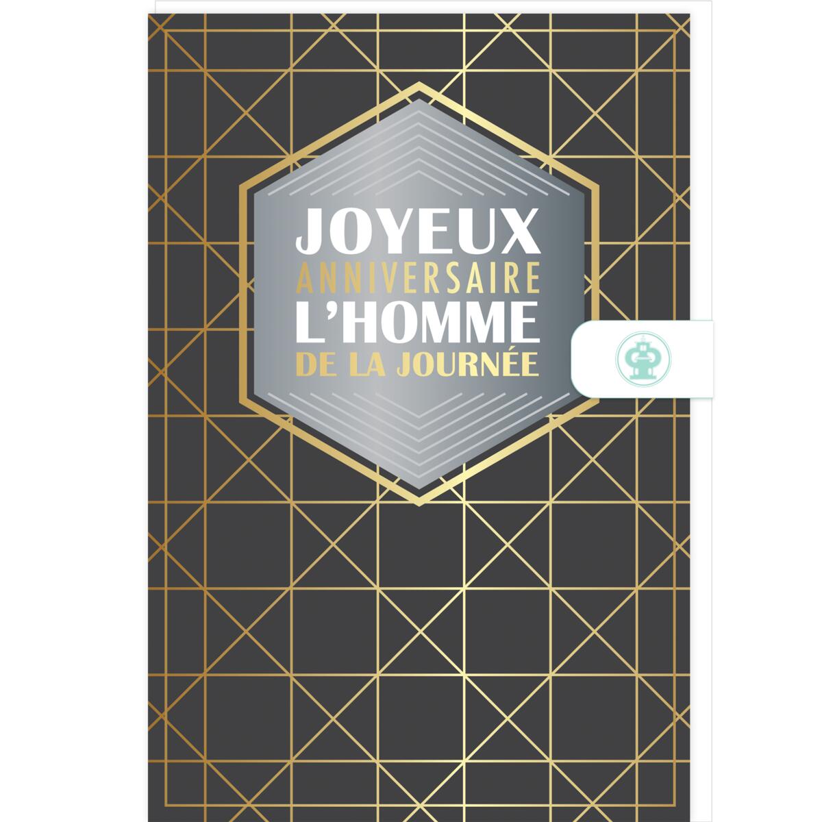 Carte anniversaire homme Homme de la journée 1