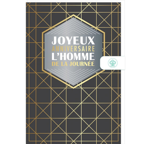 Carte anniversaire homme Homme de la journée 1