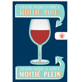 Carte anniversaire humour Verre de vin 1