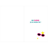 Carte anniversaire humour Chien star 2