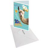 Carte anniversaire humour Lama alcool 3