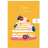 Carte anniversaire femme Gateau joyeux anniversaire 1