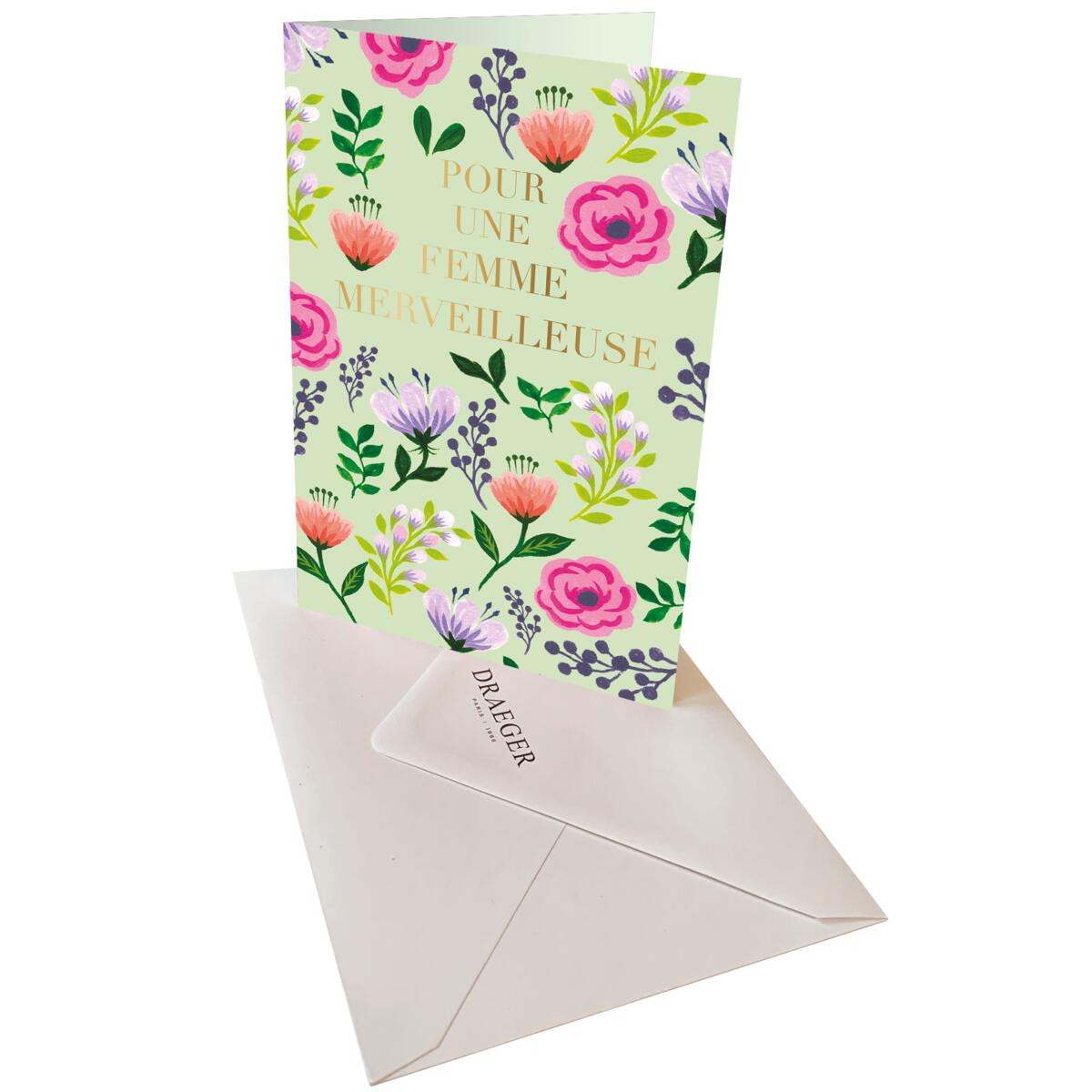 Carte anniversaire femme Pour une femme merveilleuse 3