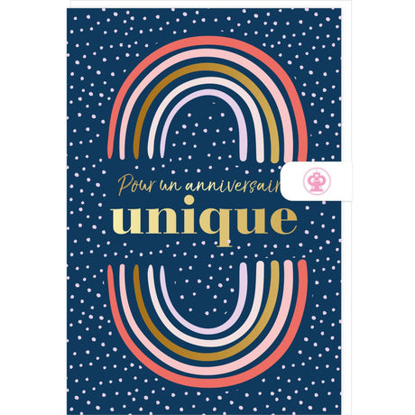 Carte anniversaire femme Anniversaire unique 1