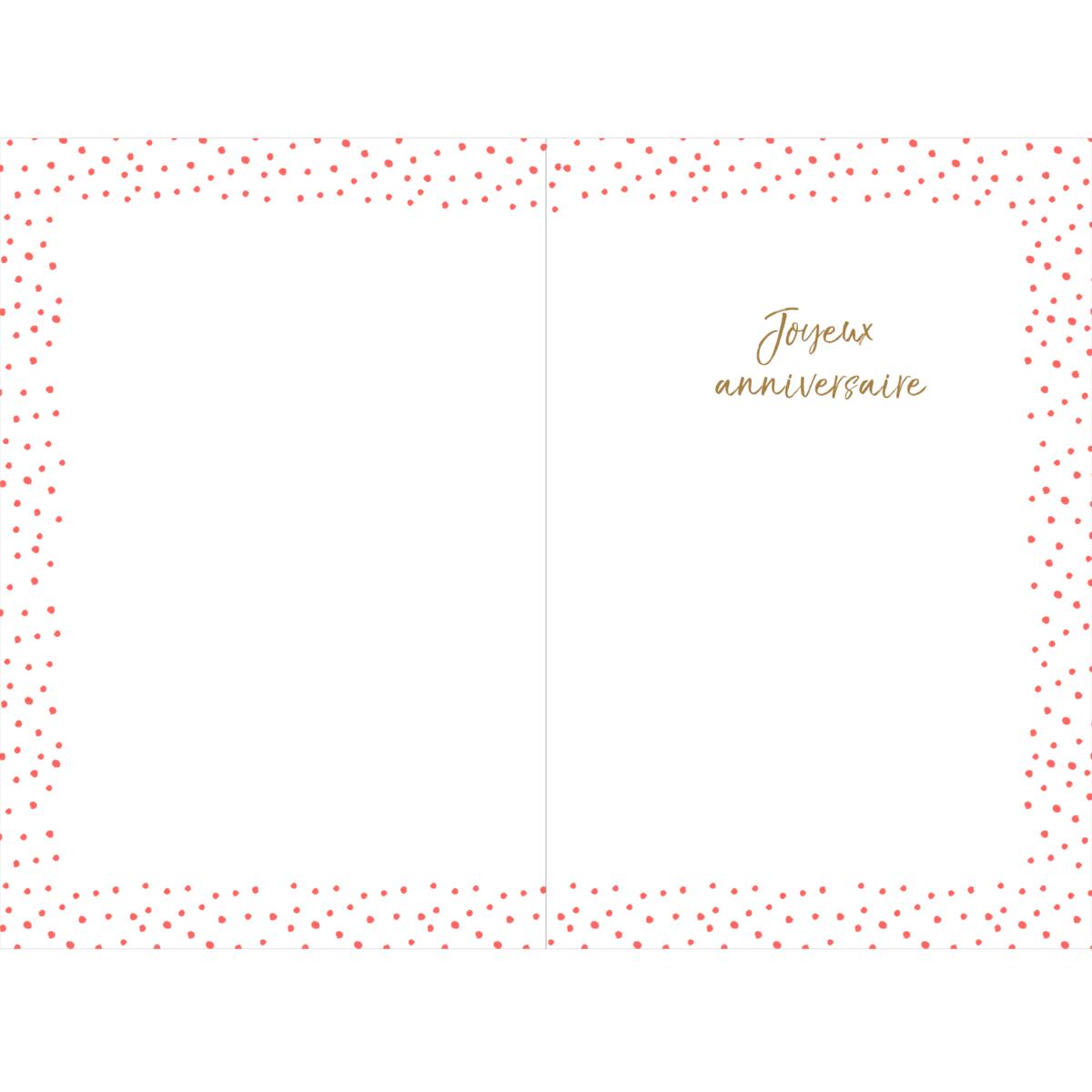 Carte anniversaire femme Anniversaire unique 2