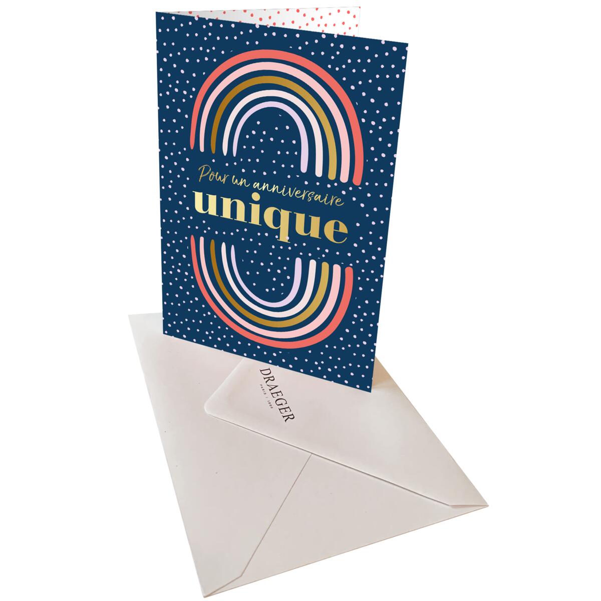 Carte anniversaire femme Anniversaire unique 3