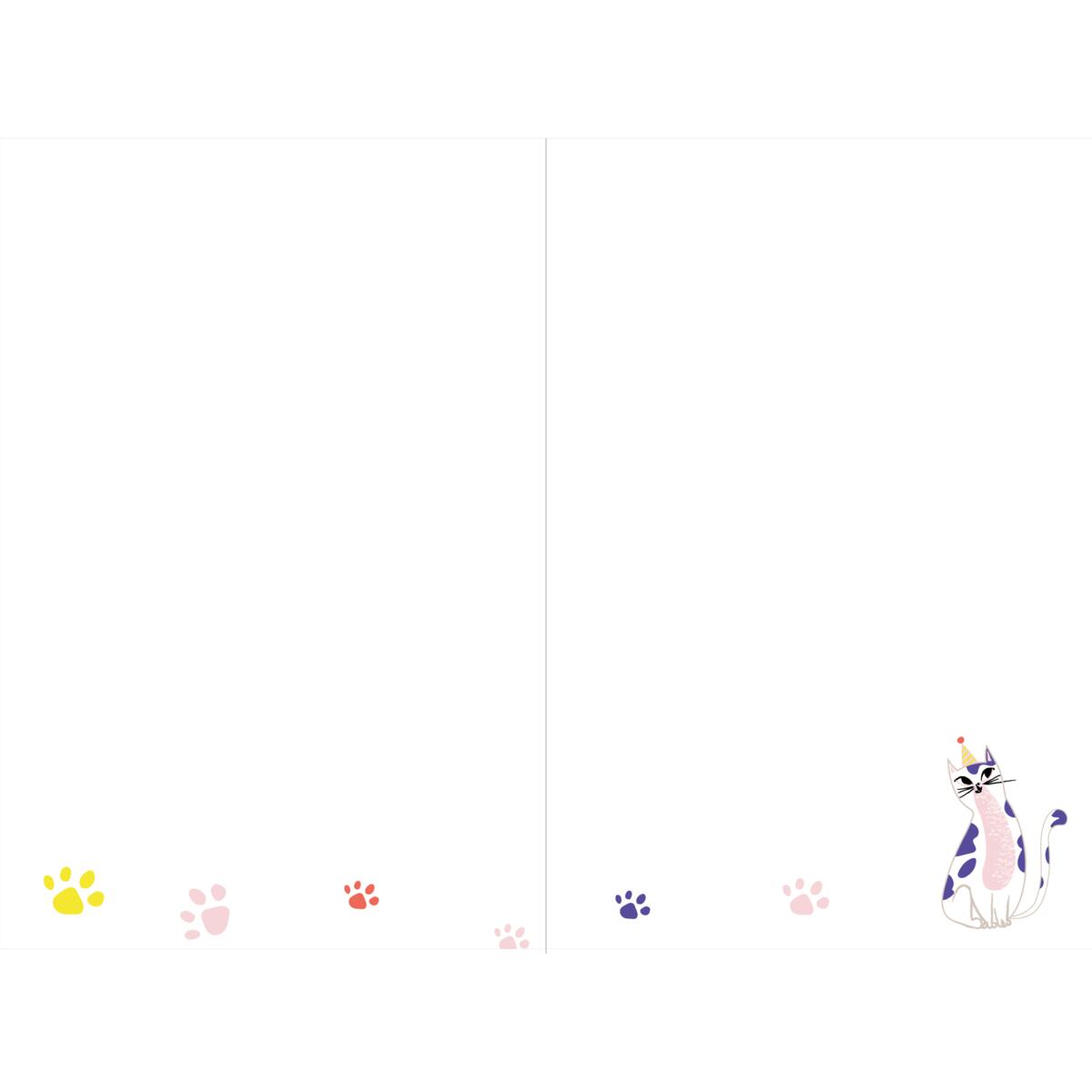 Carte anniversaire enfant Anniversaire chat 2