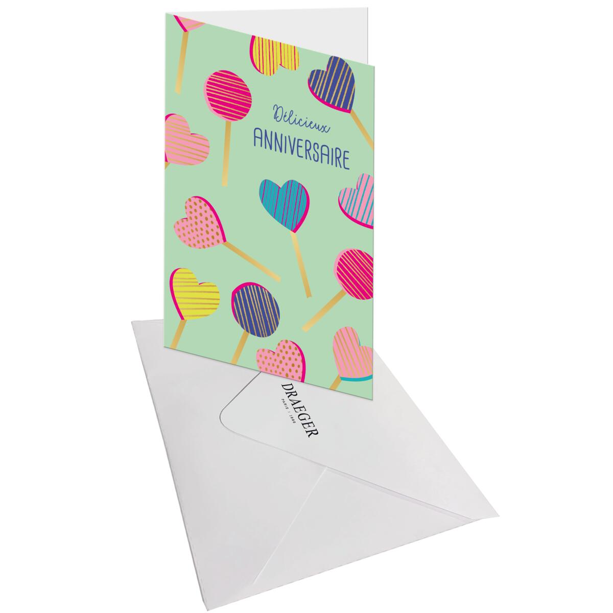 Carte anniversaire enfant Anniversaire sucettes 3