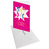 Carte anniversaire enfant Birthday girl 3