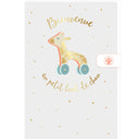 Carte naissance Giraphe bout de chou 1