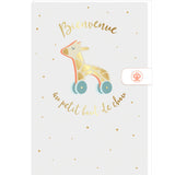 Carte naissance Giraphe bout de chou 1