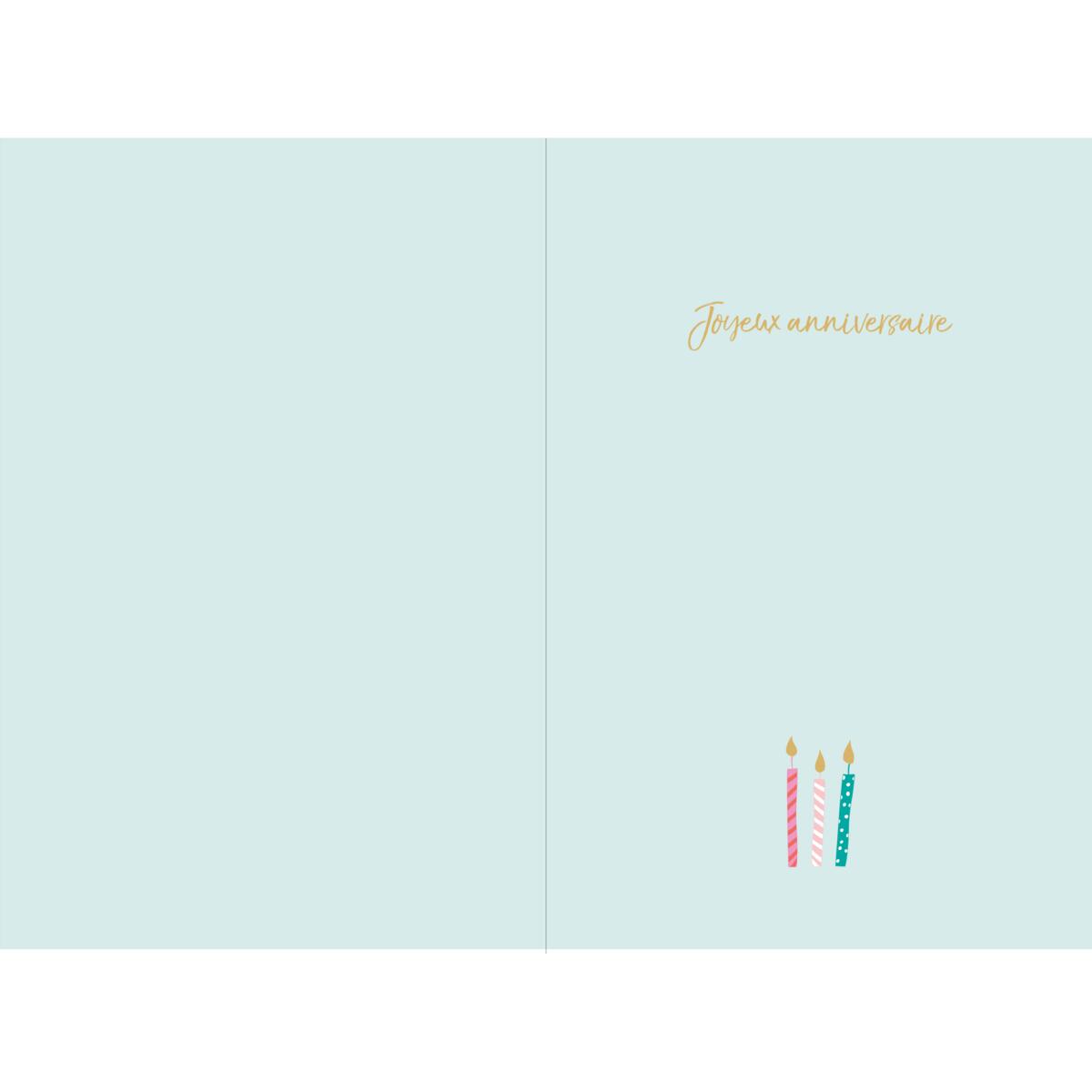 Carte anniversaire femme Anniversaire étincelant 2