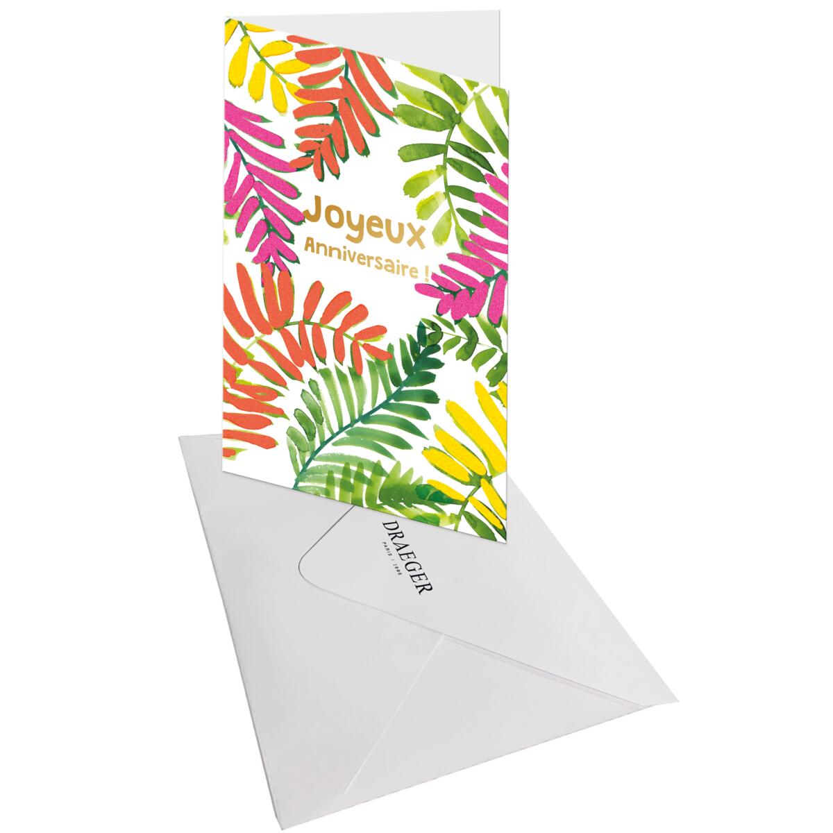 Carte anniversaire femme Jungle pop 3