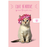Carte anniversaire femme Chat 1