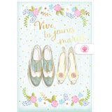 Carte mariage Vive les jeunes mariés 1