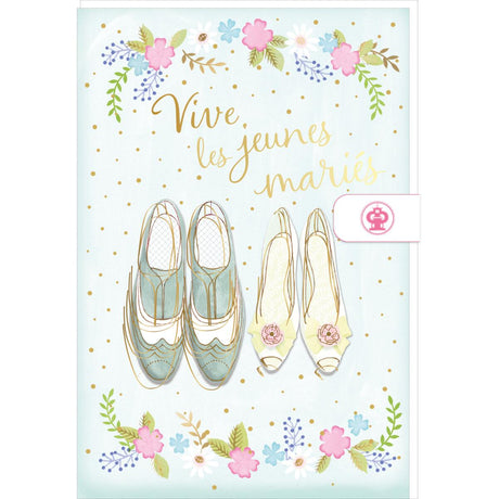 Carte mariage Vive les jeunes mariés 1