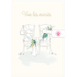 Carte mariage Vive les mariés 1