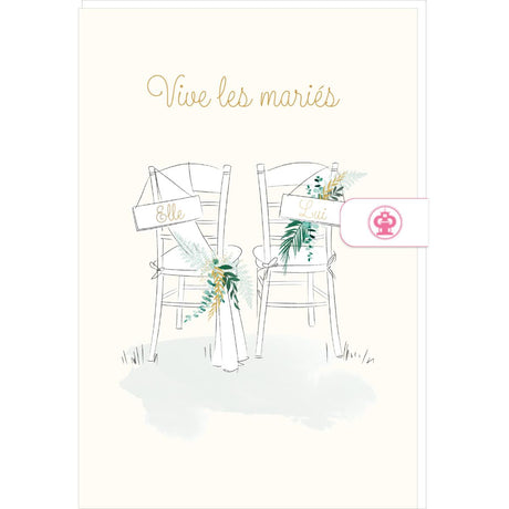 Carte mariage Vive les mariés 1