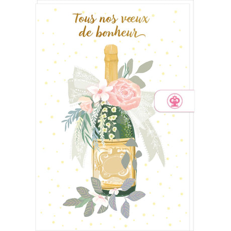 Carte mariage Tous nos voeux 1