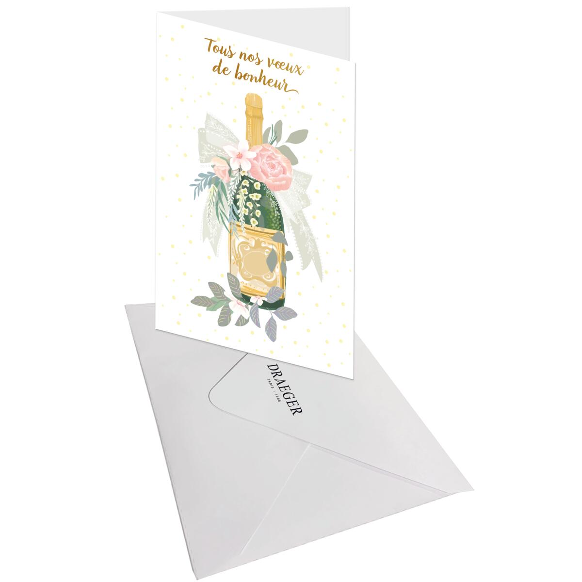 Carte mariage Tous nos voeux 3