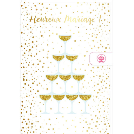 Carte mariage Heureux mariés 1