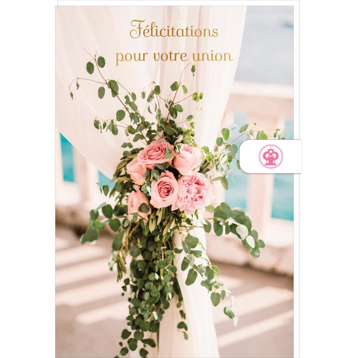 Carte mariage Félicitations pour votre union 1