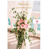 Carte mariage Félicitations pour votre union 1