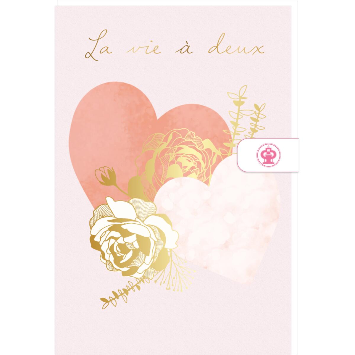 Carte mariage La vie à deux 1