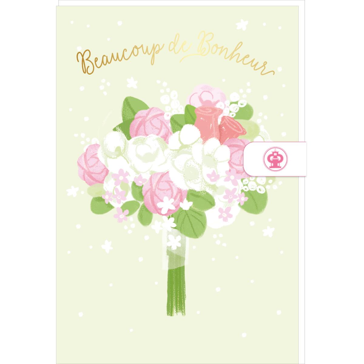 Carte mariage Beaucoup de bonheur 1