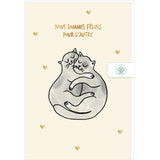 Carte Saint-Valentin Félins 1