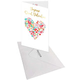 Carte Saint-Valentin Coeur feuillage 3