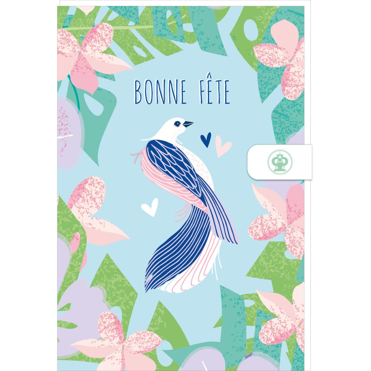 Carte fête des grands-mères Bonne fête oiseau 1